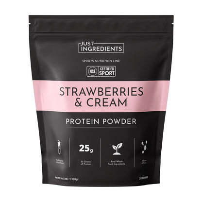 JUST INGREDIENTS Protein Powder — 20-serving blend to support muscle recovery and energy replenishment*